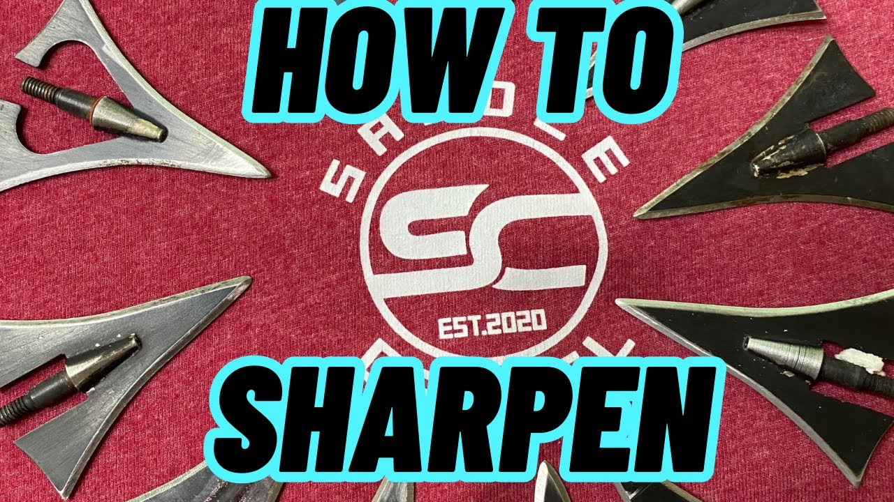 Как заточить наконечник стрелы Simmons Broad Head