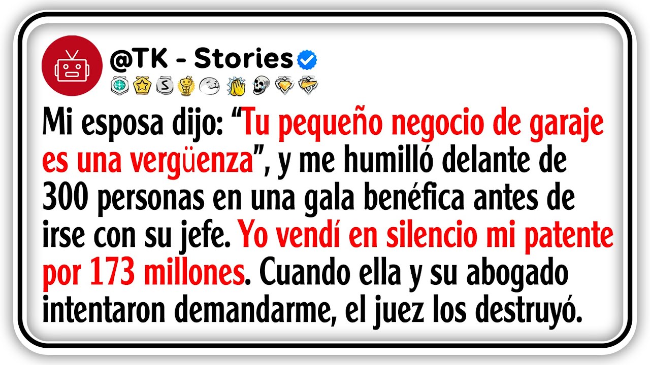 Mi esposa dijo: “Tu pequeño negocio de garaje es una vergüenza”, y me humilló delante de 300...