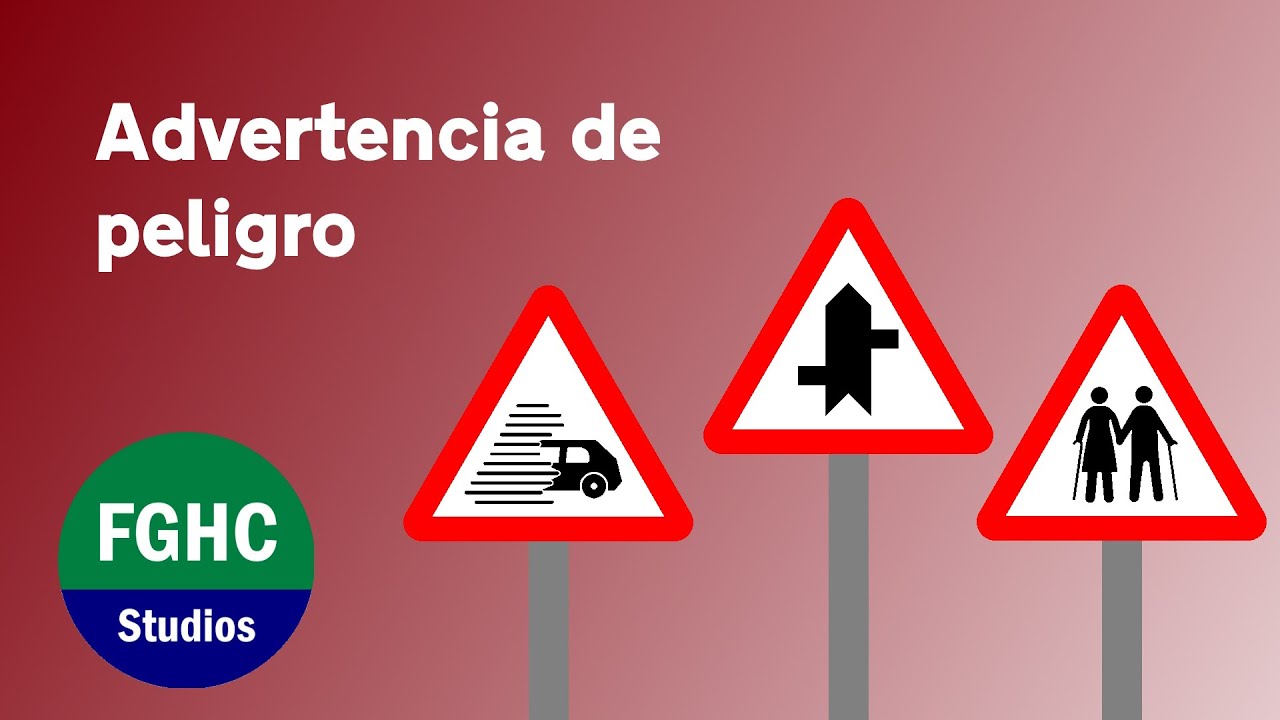 🇪🇸 - Señales de ADVERTENCIA de PELIGRO