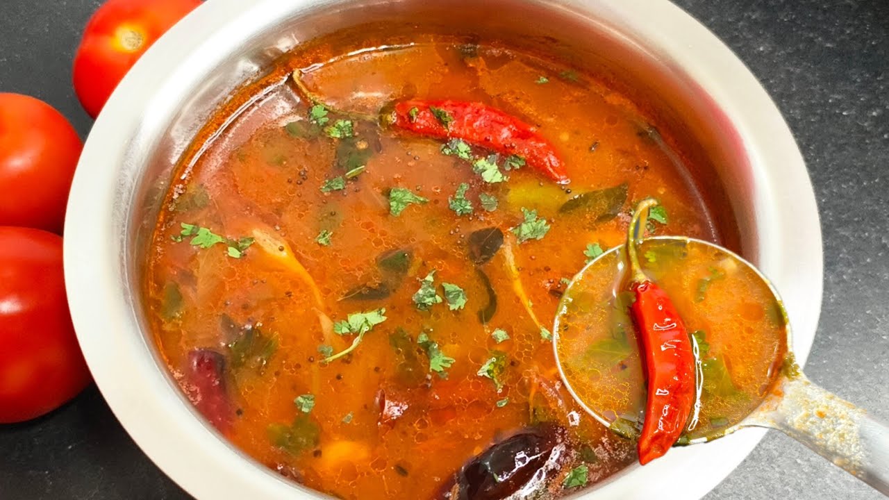 టమాటో రసం ఇలా పెట్టారంటే కూరలు పక్కనపెట్టి 👉అన్నం మొత్తం రసంతోనే లాగిస్తారు| Tomato rasam in Telugu.