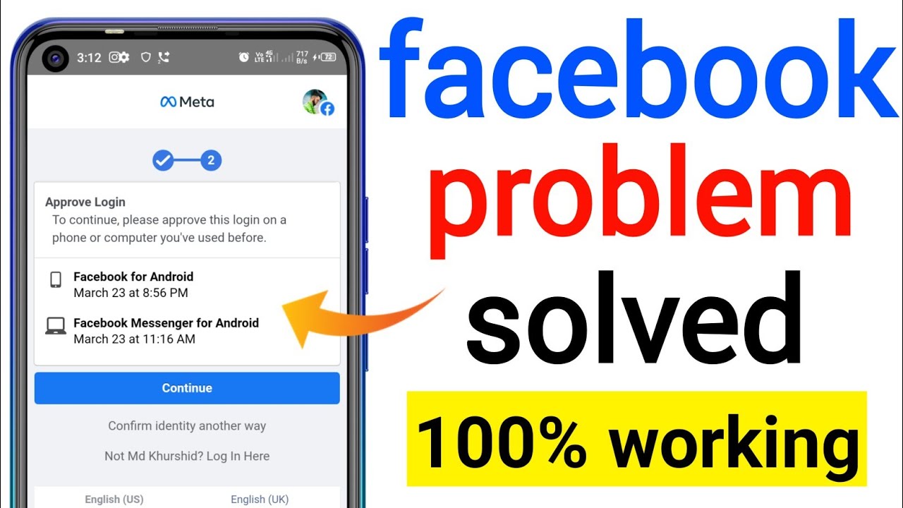 Approve your login on another computer facebook problem | Approve login | Approve login facebook
