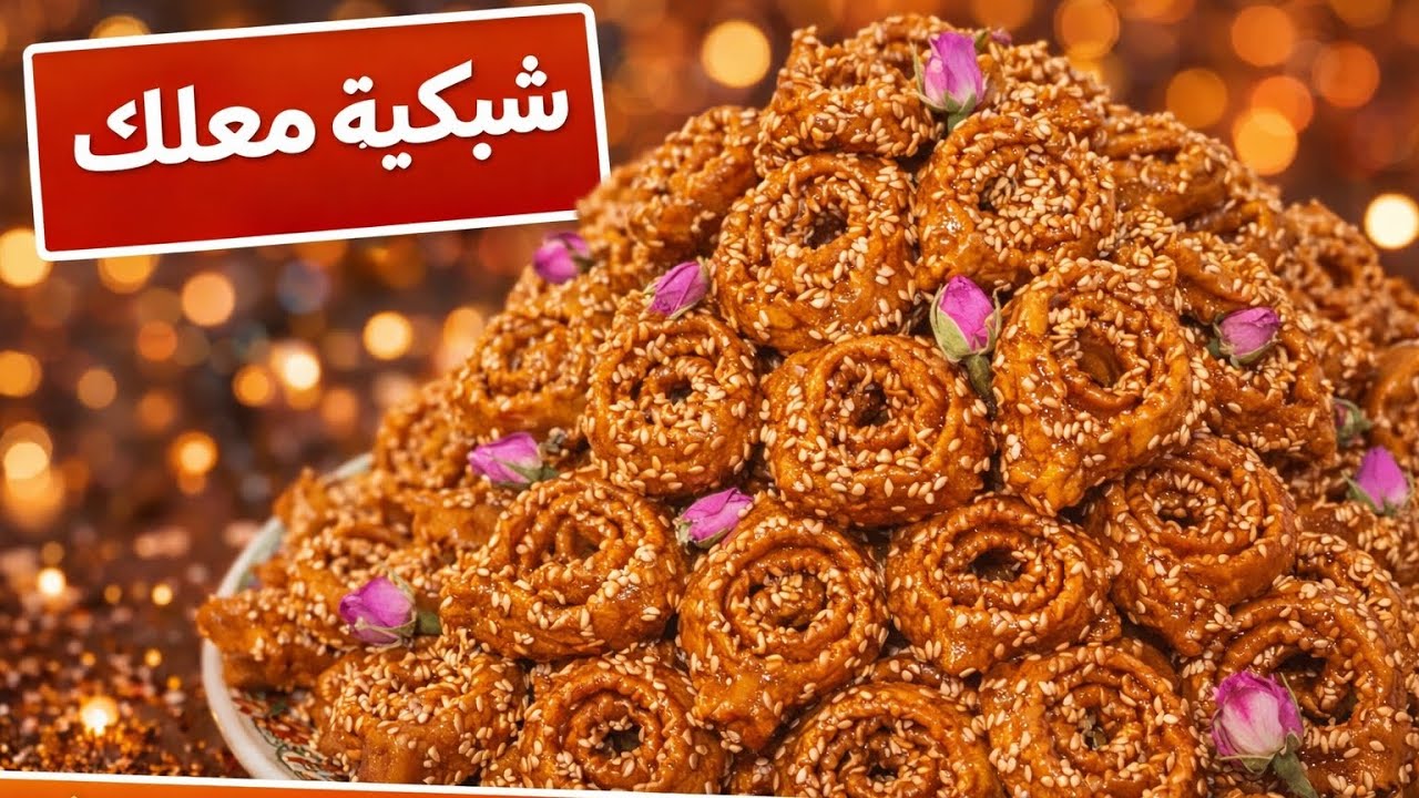 شبكية معلكة ومقرمشة 🍯 وصفة مغربية ناجحة 100% بمكونات بسيطة