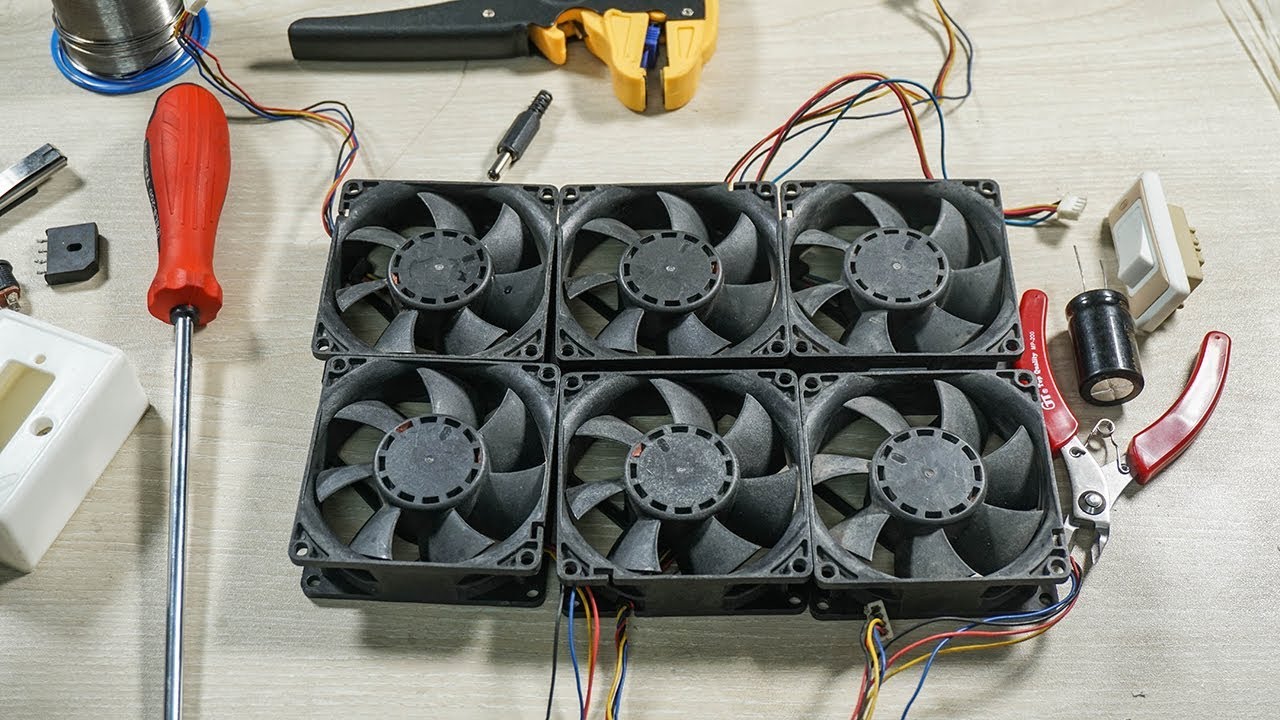 DIY Cheapest Portable Exhaust Fan With CPU Fan