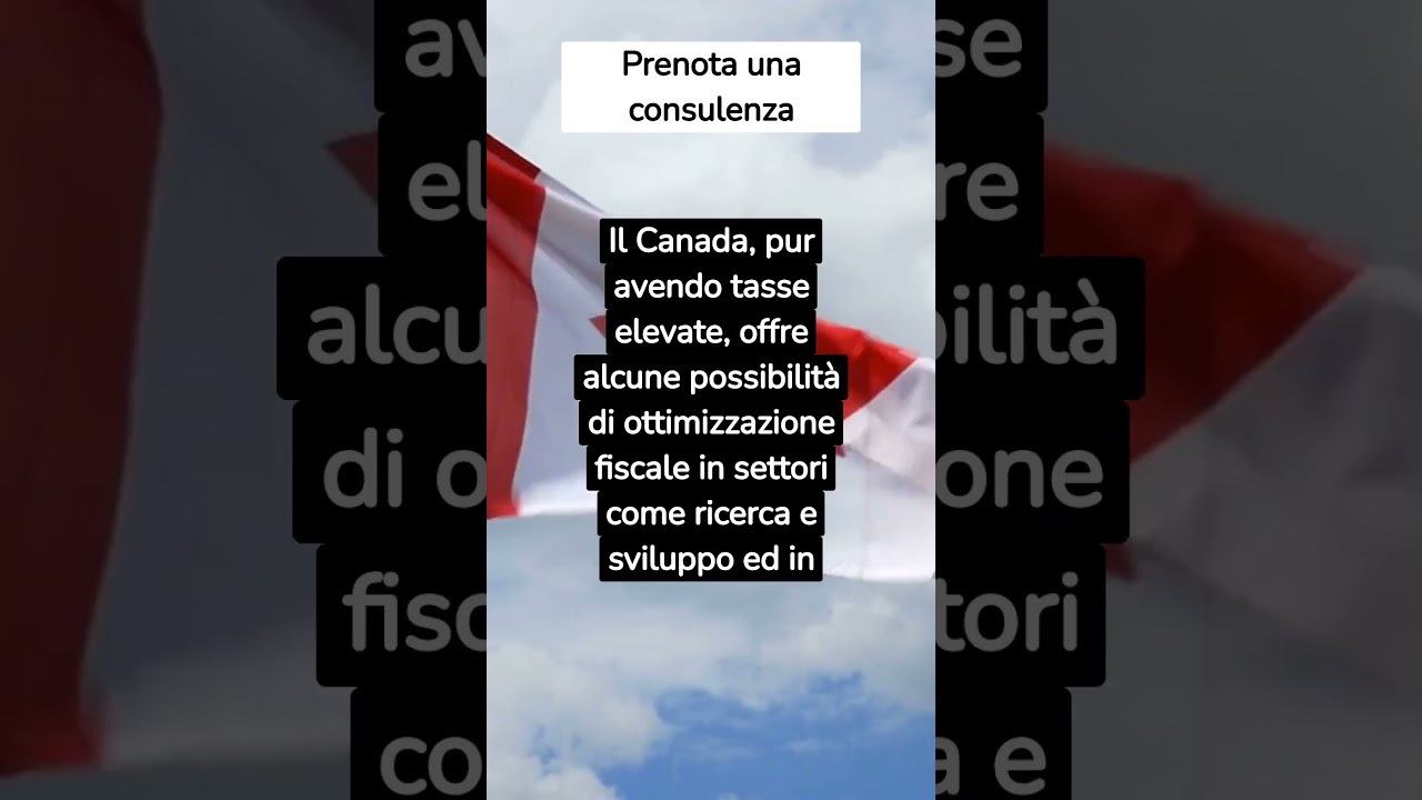 3 pro e 2 contro del Canada - studiotributariodlp.it - studiotributariodlp.it