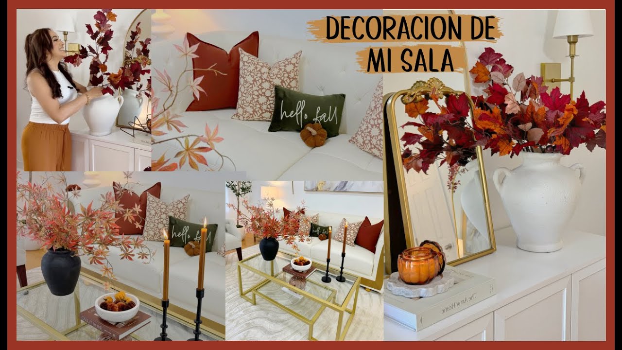 Transforma Tu Sala para el Otoño 🍂 | Ideas de Decoración Otoñal