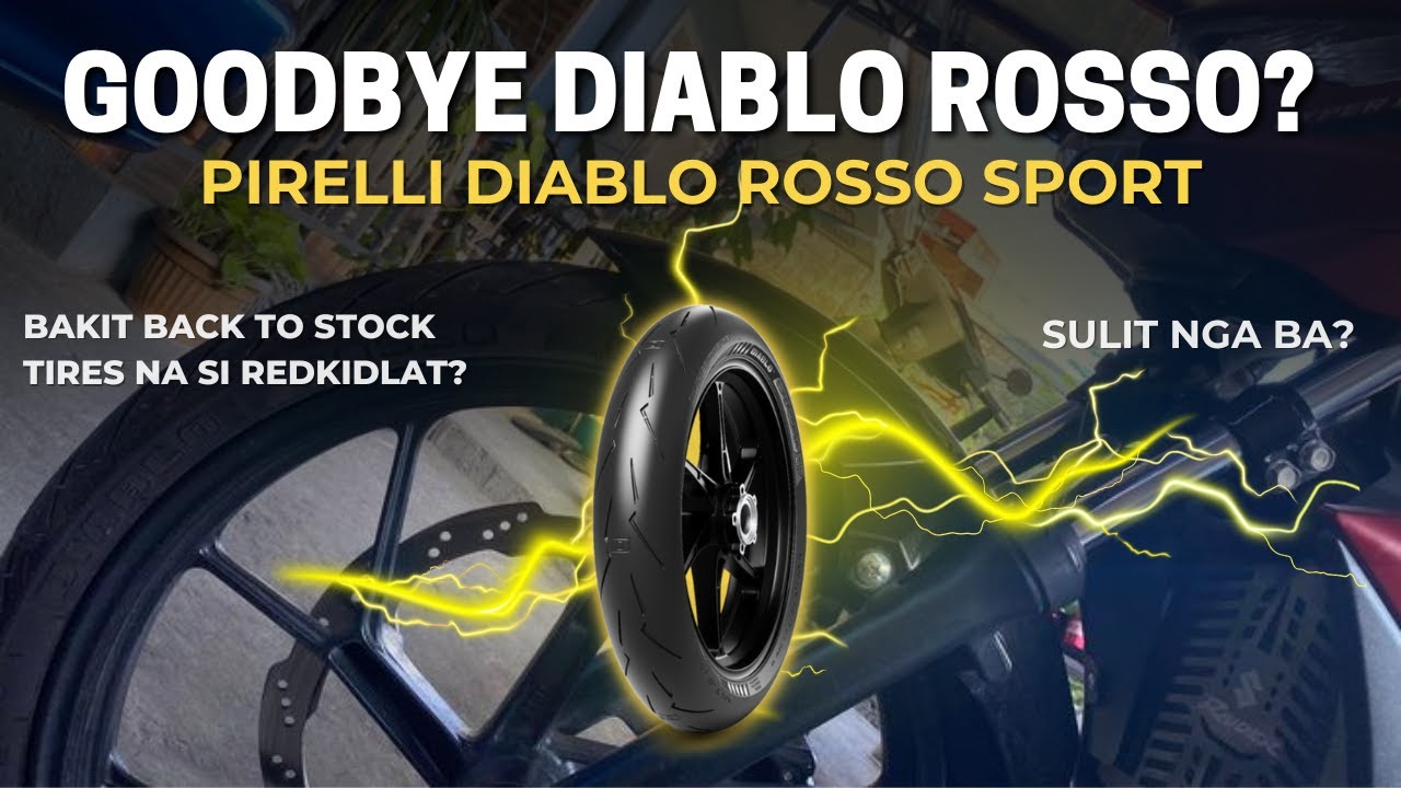 PIRELLI DIABLO ROSSO SPORT REVIEW | AFTER 1 YEAR OF USAGE SIRA AGAD?