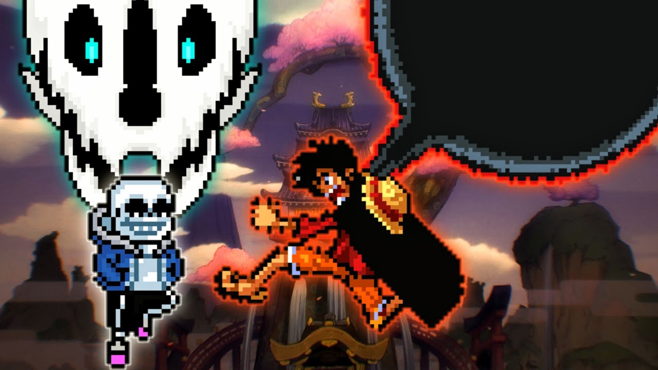 Classic Sans OP(New) VS Luffy Wano V2(All Form) OP in Jump Force Mugen