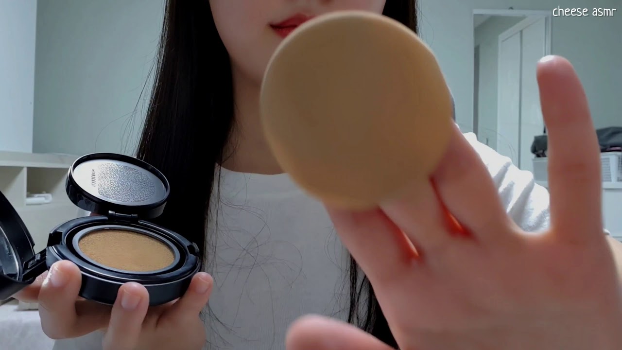 ASMR Doing your Makeup | 메이크업해주는 롤플레이! 시각적 팅글 (퍼프, 마스카라, 빗, 스킨케어소리)