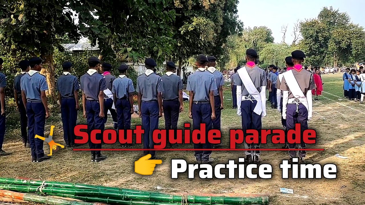 Scout Guide March past practice | drill | parade | scouting #scoutguide #scouting #viralvideo #army 