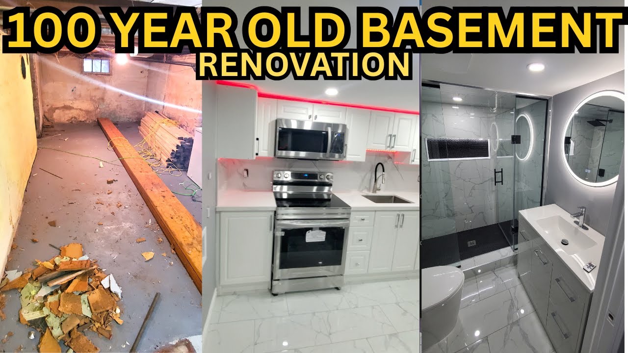 You Won't Believe This 100 Year Old Basement Transformation