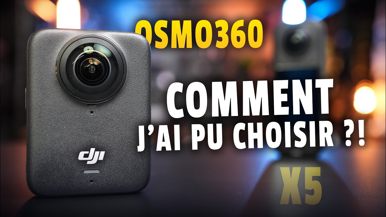 DJI OSMO 360 : Faut-il craquer VS Insta360 X5 ?