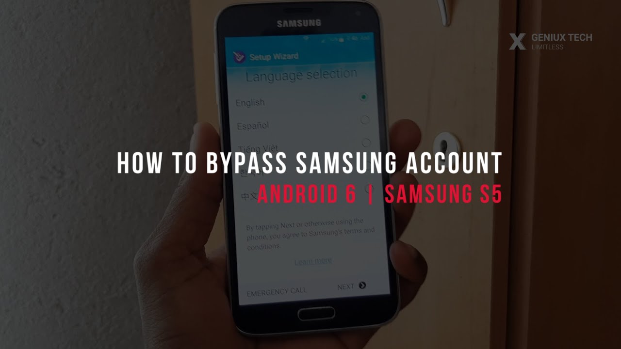 Samsung S5 Bypass Samsung Account/Reactivation Lock (Android 6.0.1) | 2022