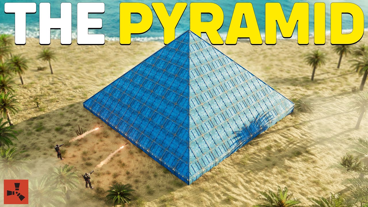 Я построил базу-пирамиду 200IQ в одиночку в Rust