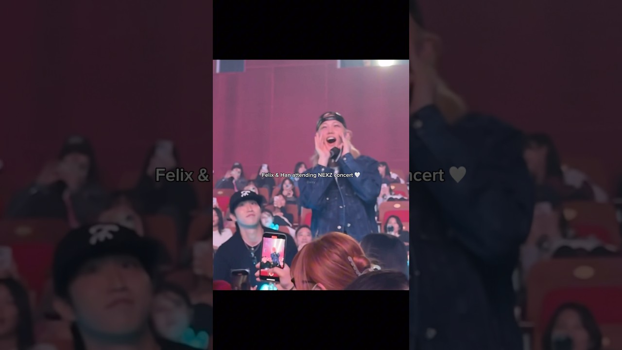 Felix & Han attending NEXZ concert🤍 #tomoya #yu #haru #seita #sogeon #hyui #yuki  #nexz #straykids