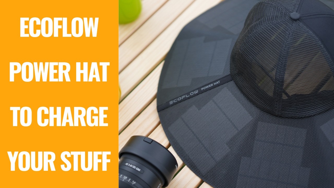 EcoFlow Power Hat - Portable Solar Charger in Action!