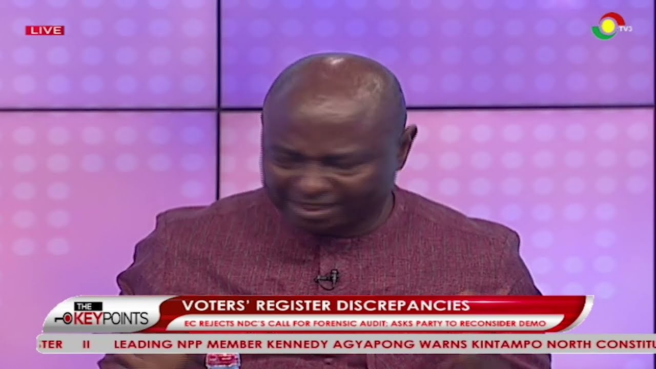 Sammy Gyamfi Clashed With EC Rep. Over Voters’ Register On 