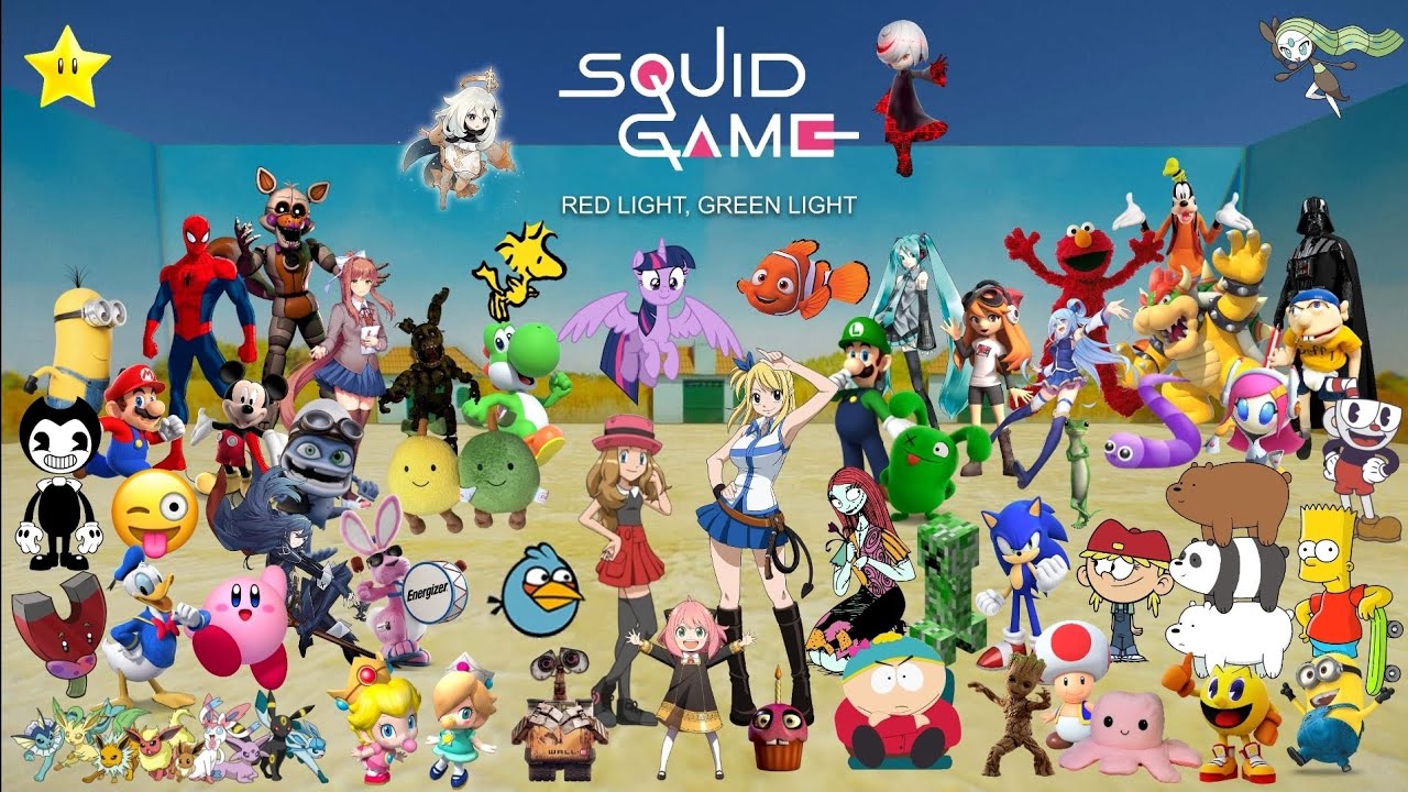Squid Game Plush Version - Episode 1: Red Light, Green Light