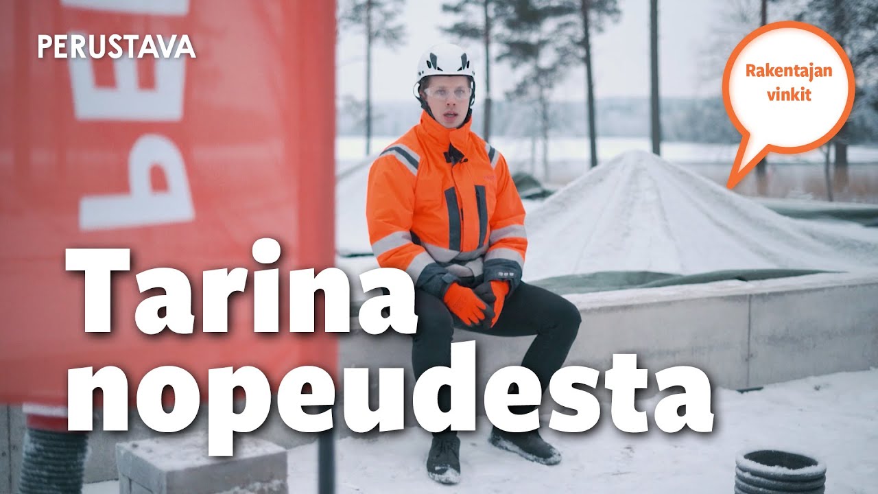 Tarina valusokkelin nopeudesta | Kumpi on helpompi tehd&auml;, harkkoperustus vai valuperustus?