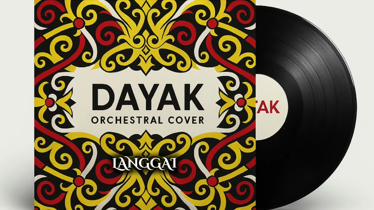 LAGU DAYAK COVER ORKESTRA | Langgai