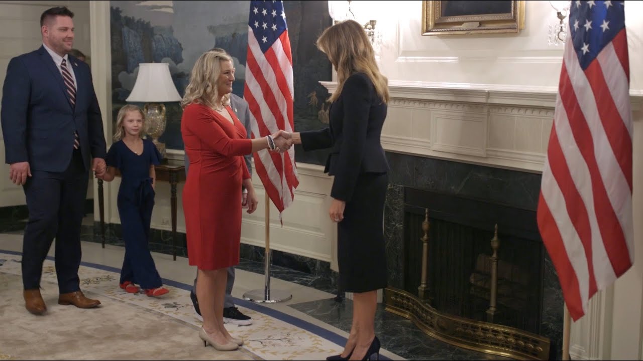 First Lady Melania Trump Welcomes the 2020 State of The Union Guests