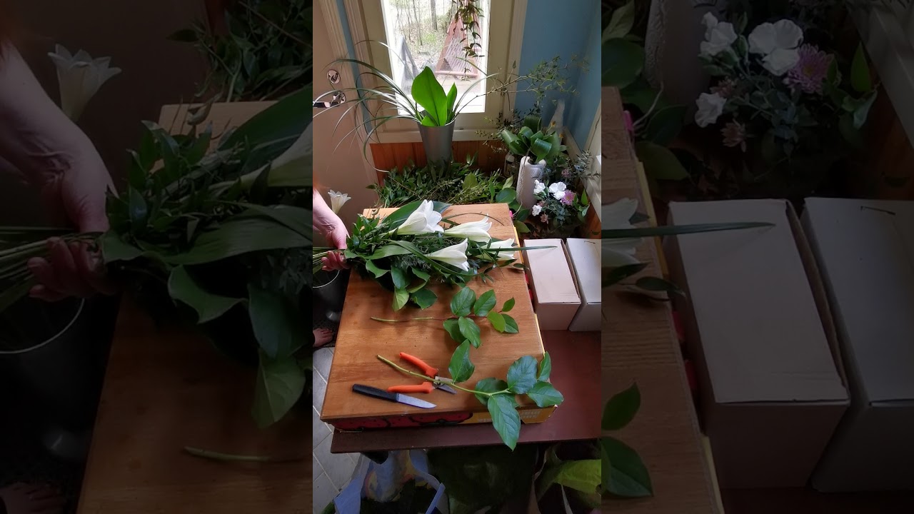 Surukimppu valkoliljasta yhdellä otolla