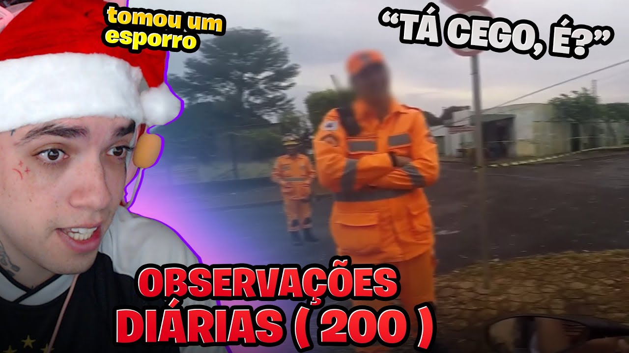 Noia reage a OBSERVAÇÕES DIÁRIAS (EP. 200)