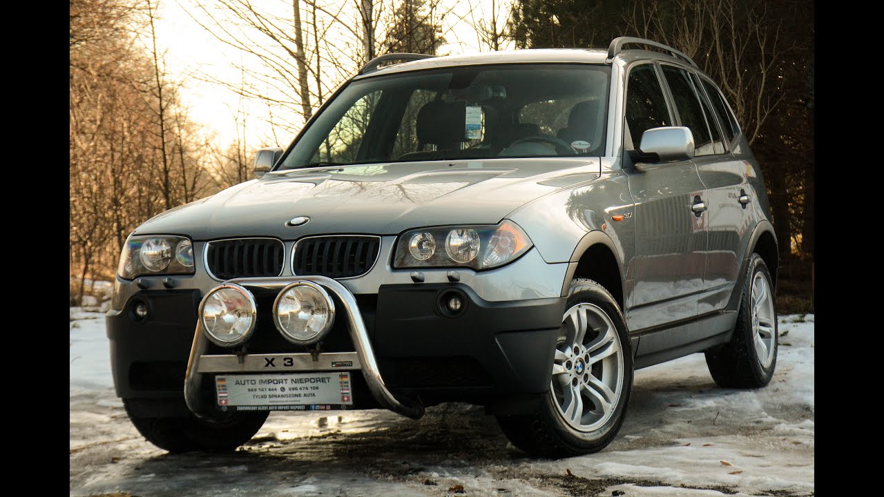 BMW X3 3,0 BENZYNA 231KM M54 MANUAL 2004 Auto Import Nieporęt
