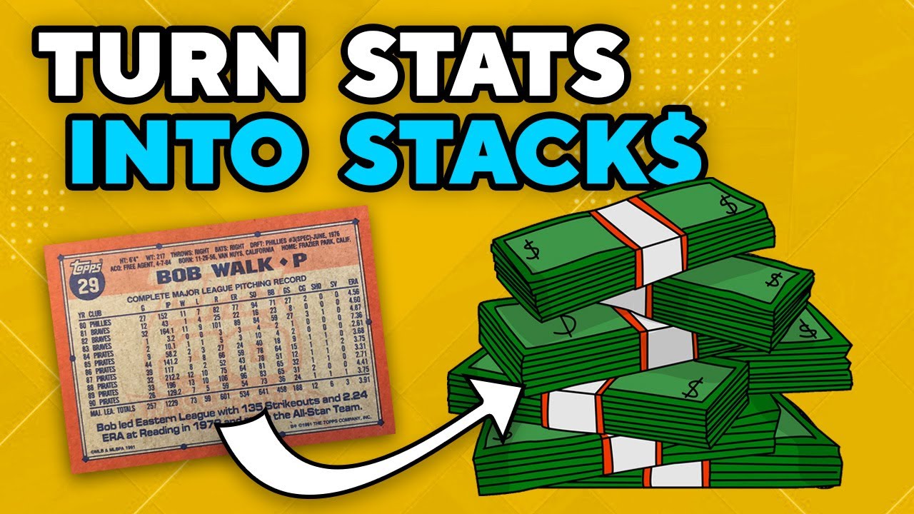 Use These Stats To Make Money &mdash; Baseball Card Investing
