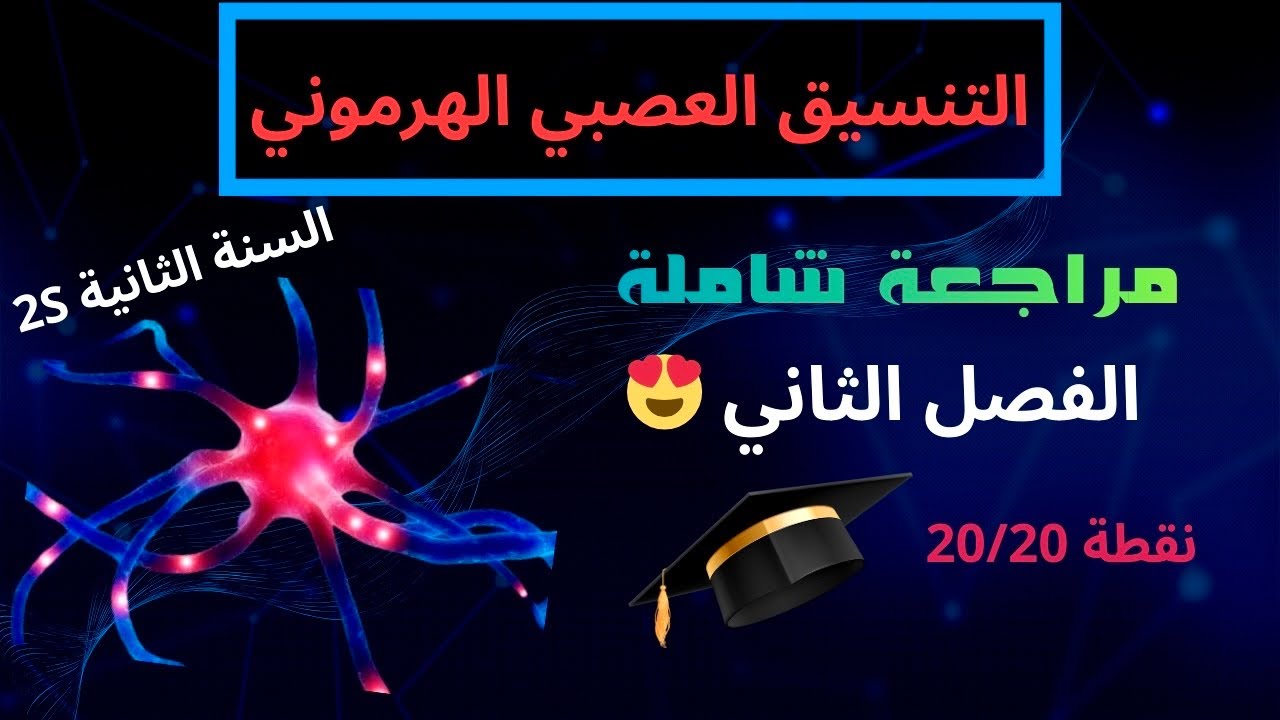 الوحدة 3 : التنسيق العصبي الهرموني😍 مراجعة شاملة للفرض و الاختبار مع شرح بسيط✅️