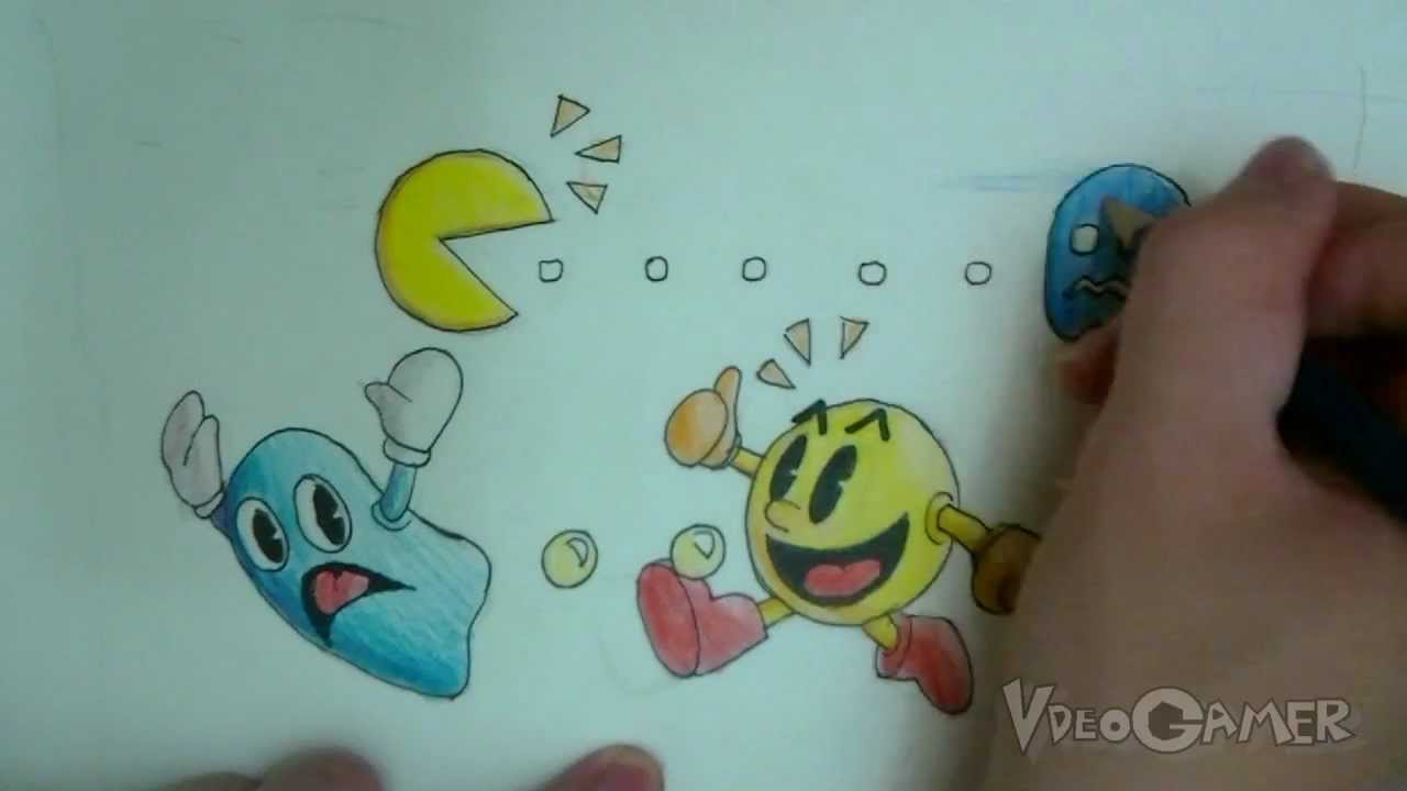 How to Draw Pacman and Ghost