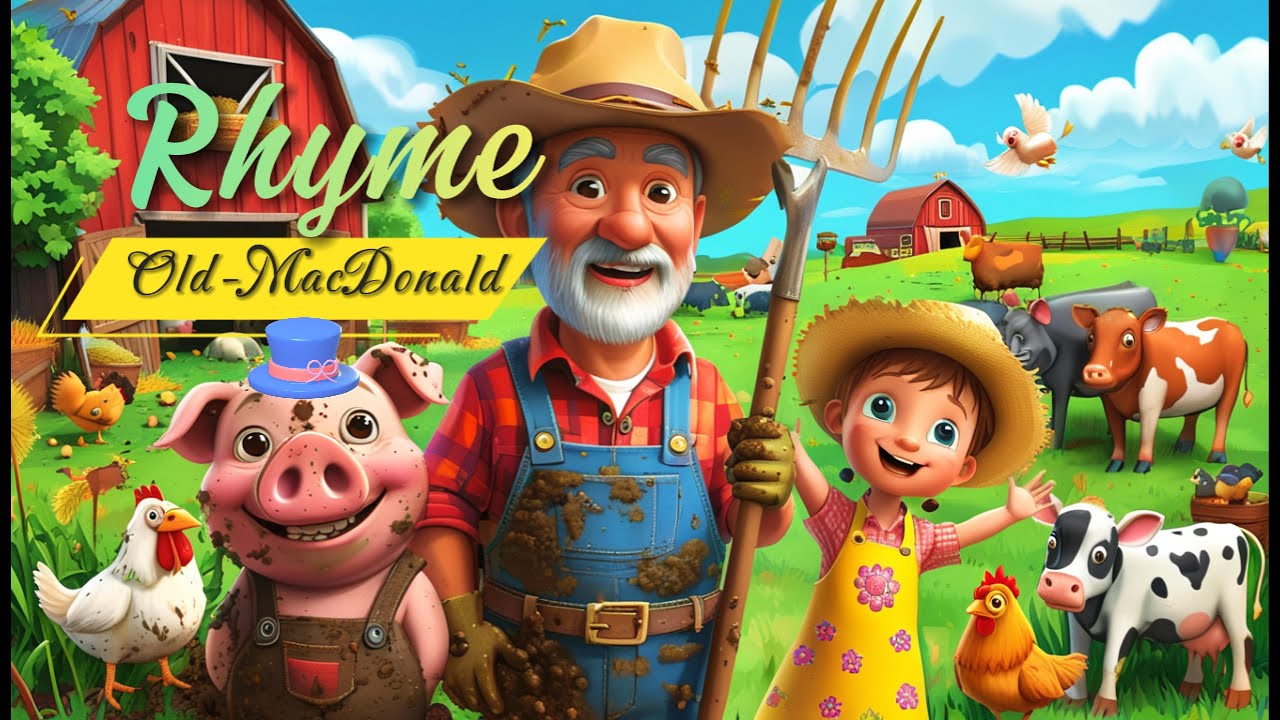 Old-MacDonald Rhyme | Uncle Ben's Busy Farm