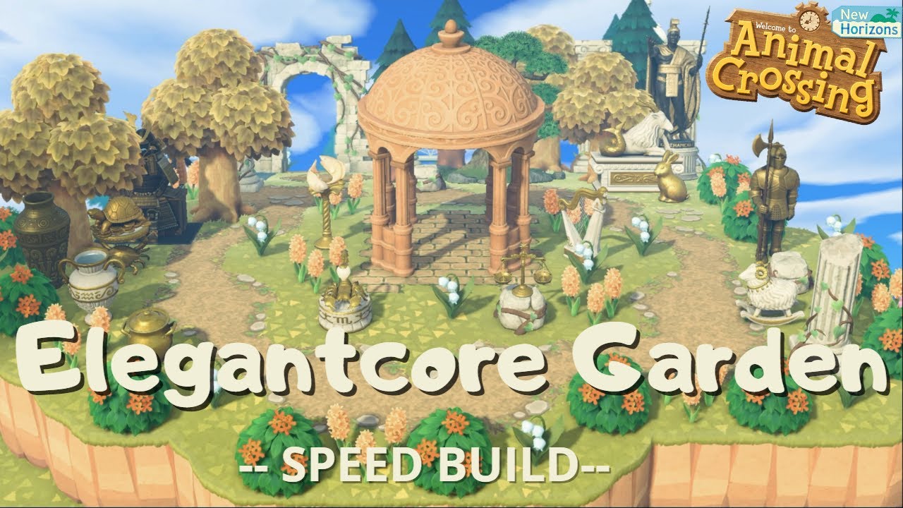 ELEGANTCORE GARDEN - Speed Build - Animal Crossing New Horizons