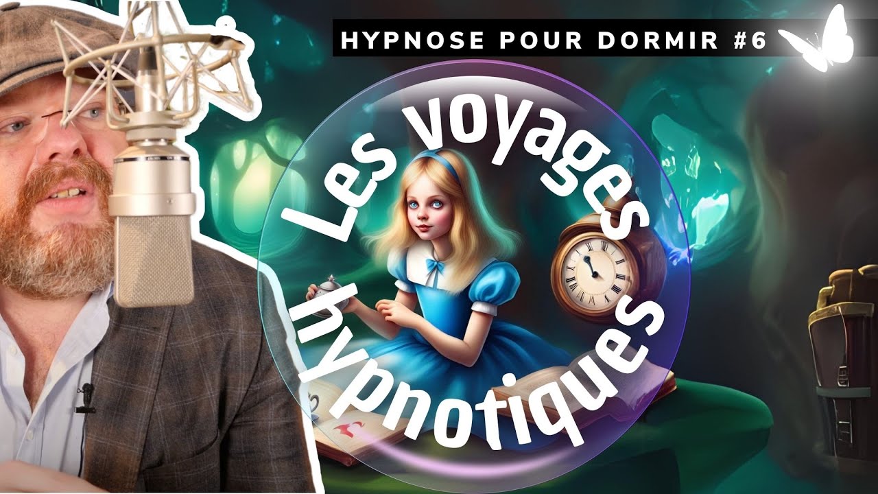 Une hypnose pour dormir 8 heures profondément (Alice au pays des merveilles) [👁️VOYAGE HYPNOTIQUE 6]