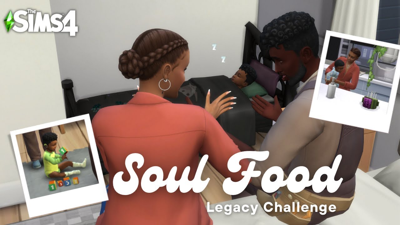 ASMR Gameplay 🍲✨ | Sims 4 Soul Food Legacy Challenge