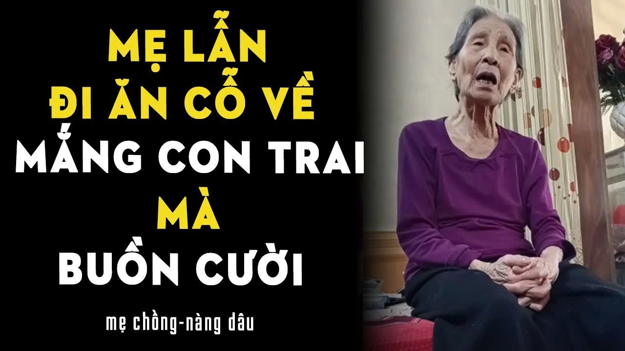 Mẹ lẫn đi ăn cỗ về mắng con trai mà buồn cười