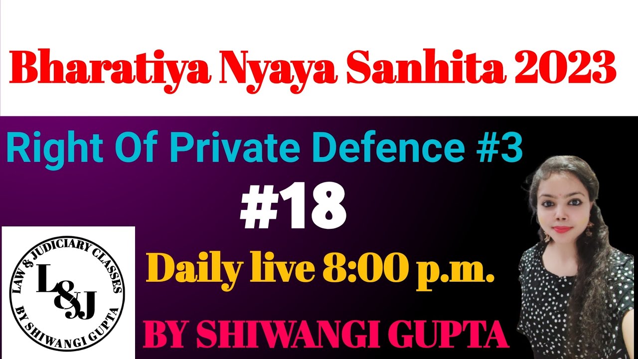 BNS Complete Lecturer | BNS for All State Judiciary Exam&AIBE | Bharatiya Nyaya Sanhita 2023 | Law |