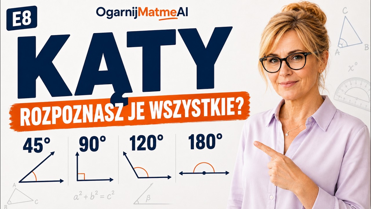 Kąty przydają się w szkole podstawowej, średniej, na E8 i na maturze.