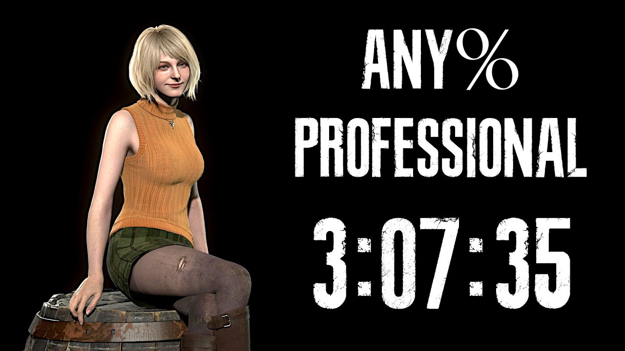 Resident Evil 4 (2023) - Any% Professional Speedrun [3:07:35]