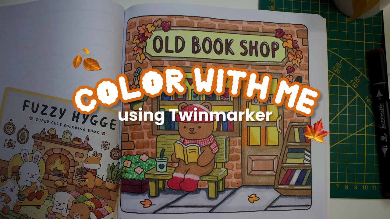 Color with me | Autumn edition, using Twinmarker 🍂🎨🖍️