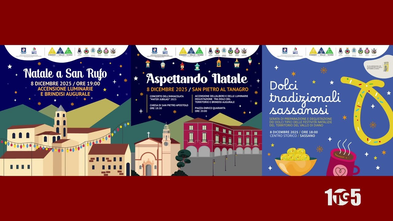 Viaggio Vallo Diano Natale Sassano San Pietro Tanagro San Rufo 4dic