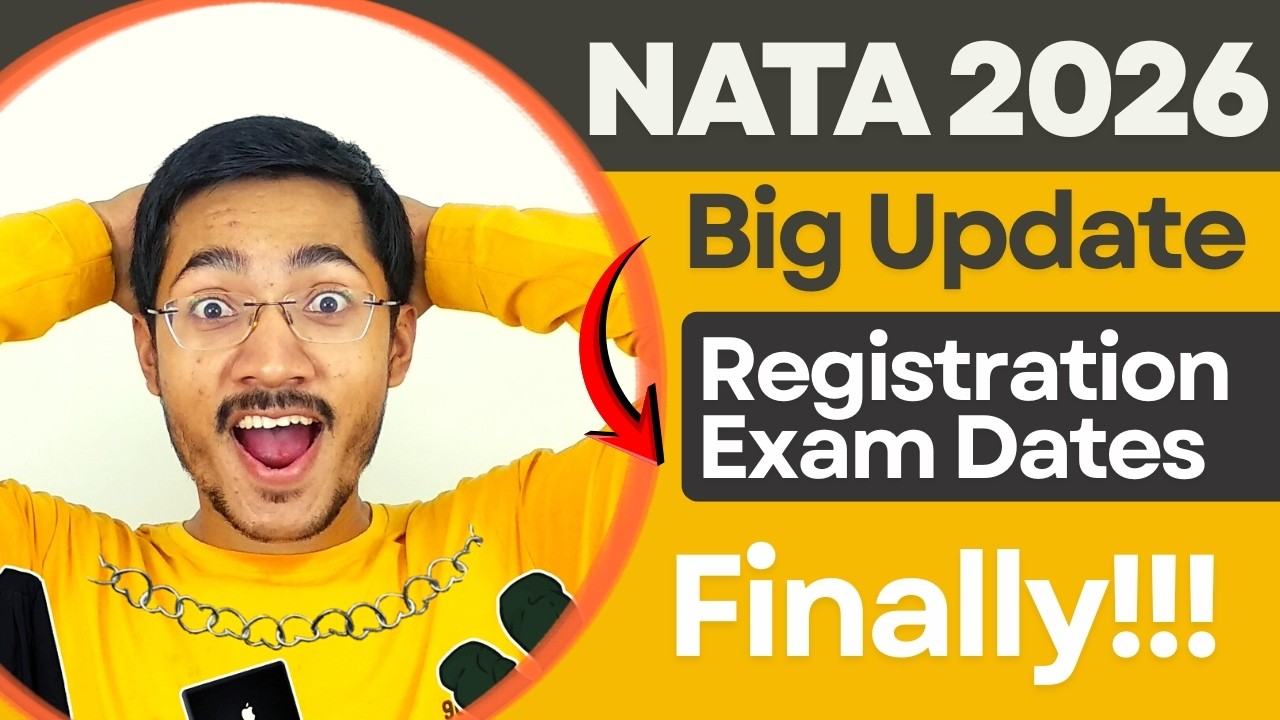 NATA 2026 Registration & Exam Dates 📅😳 Big Update #nata2026 #nata #safaltogether #sachinprajapat