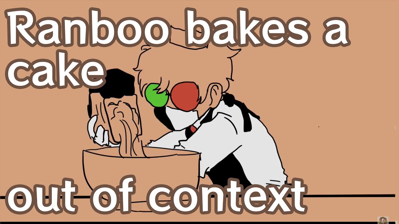 Ranboo bakes a cake--out of context [animatic]