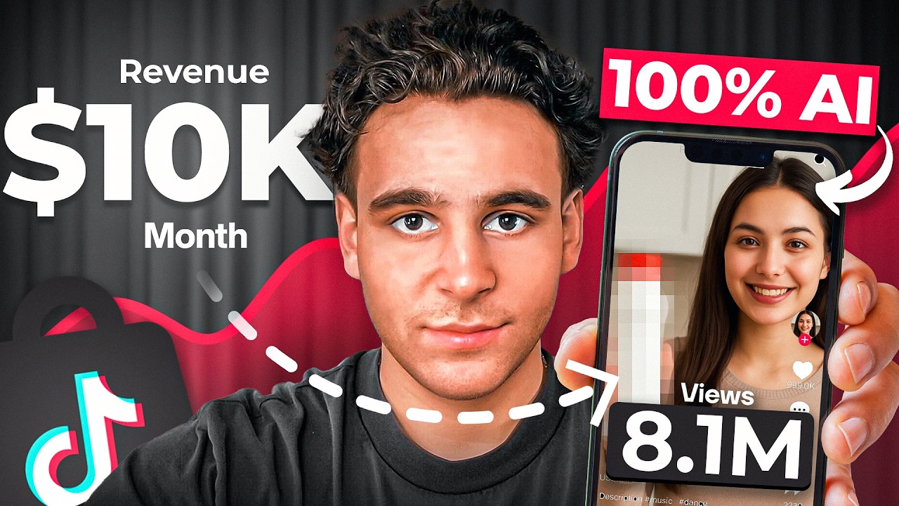 Как зарабатывать 10 тыс. долларов в месяц с помощью контента магазина ИИ TikTok (полное руководство)