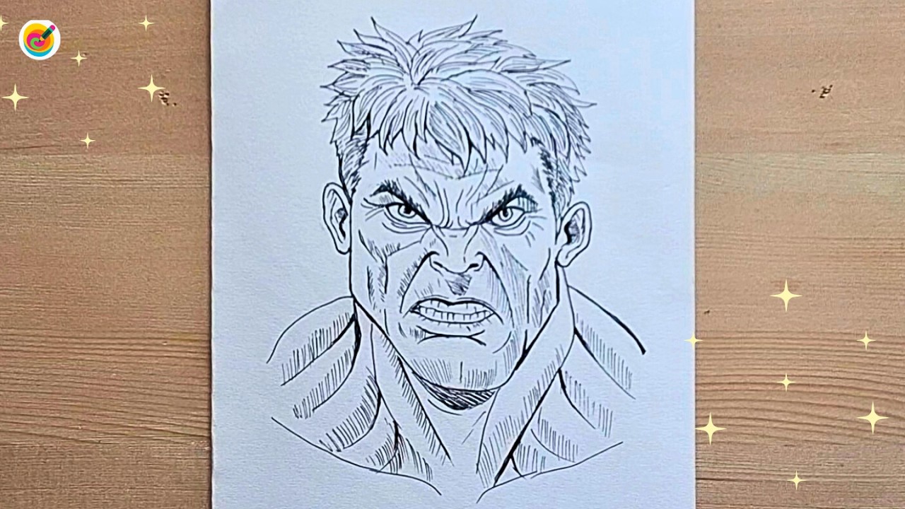 How to Draw Angry Hulk | Easy Marvel Superhero Drawing Step by Step
