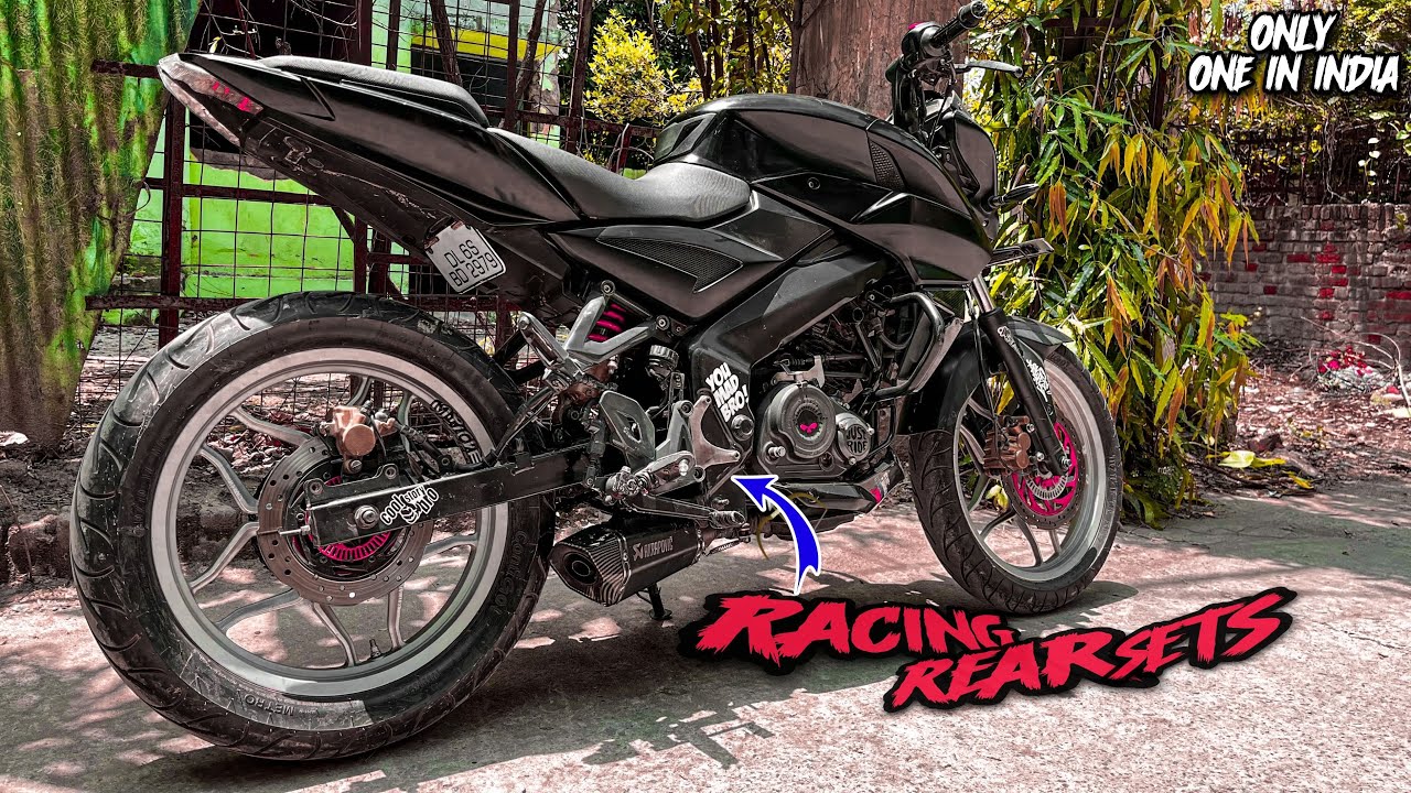 Racing Rearsets on Pulsar NS | | LEANONWHEELS