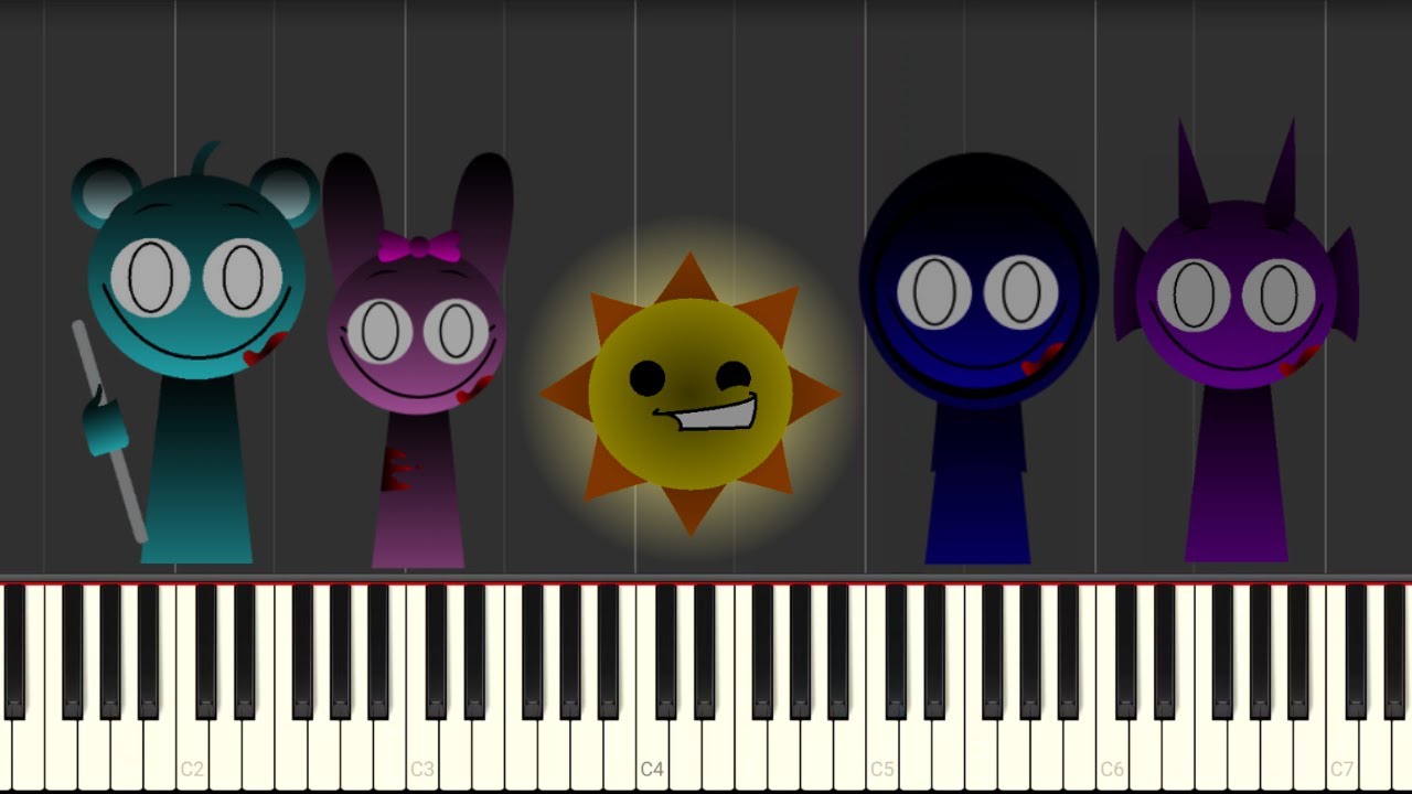 Sprunki Wenda Treatment Into Piano - Easy Piano Tutorial