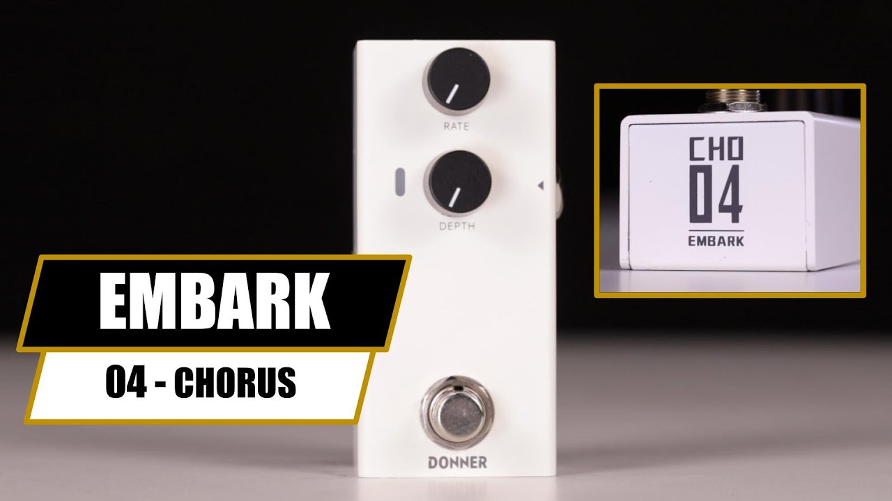 Donner Embark 04 - Chorus Guitar Pedal Overview And Demo