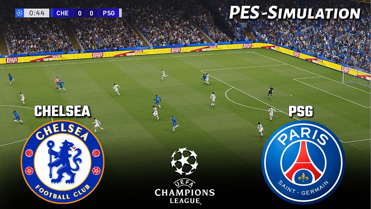 Chelsea vs Paris Saint Germain | UEFA Champions League | PES 21 Simulation