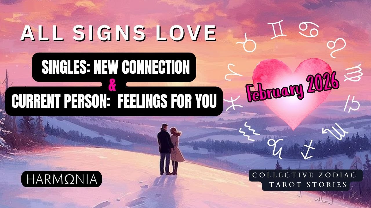 All Signs Love February 2026 💞 Singles + Connection Monthly Check-In | Their Feelings & Next Steps