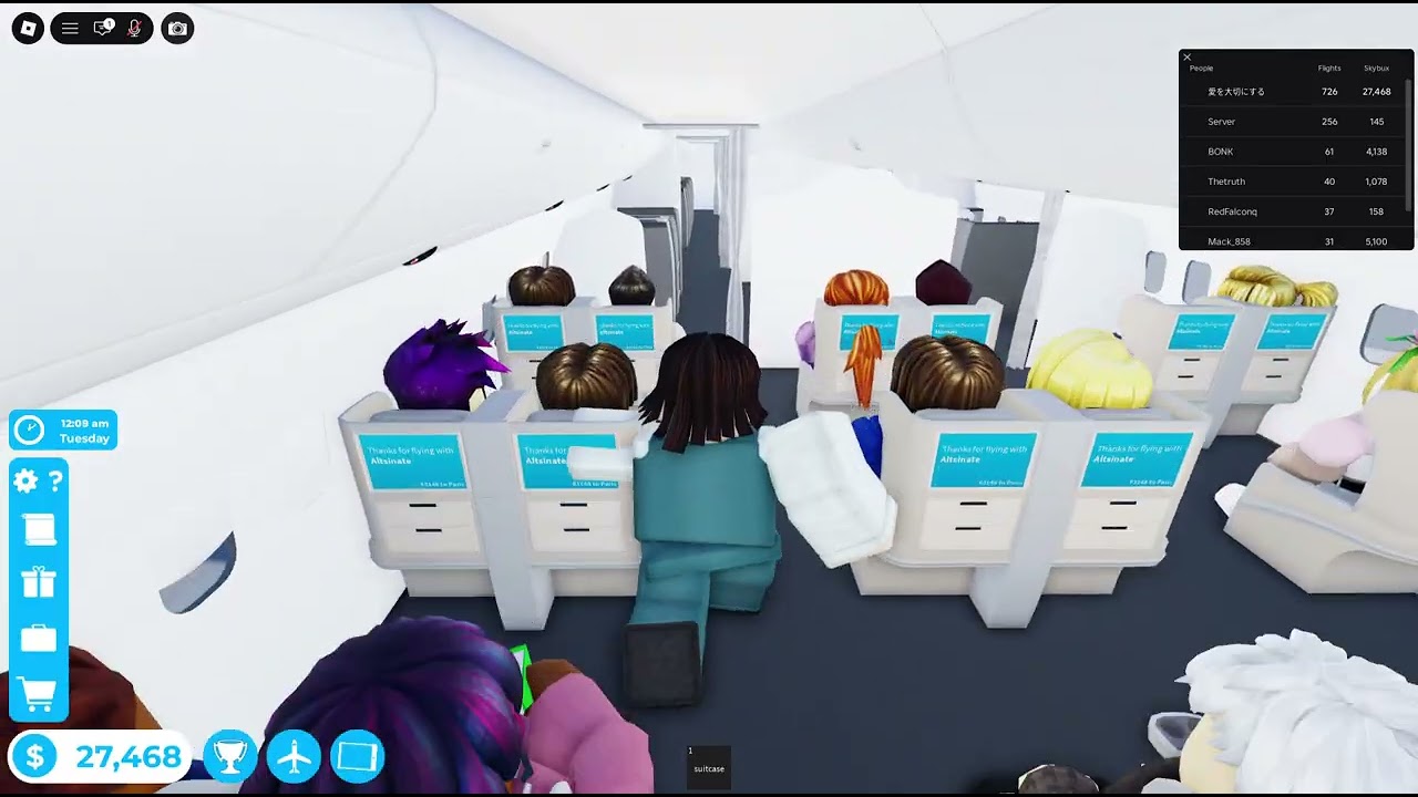 Part 2: Cabin Crew SImulator with me on Altsinate Airlines [Roblox]